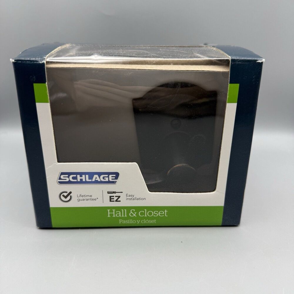 Schlage Accent Hall & Closet Door Lever Aged Bronze F10V ACC 716